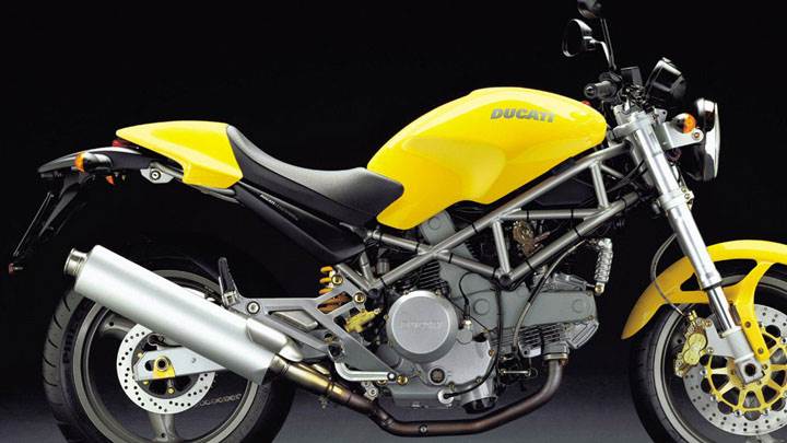 Ducati Monster 800 2004 in Yellow Side Pose